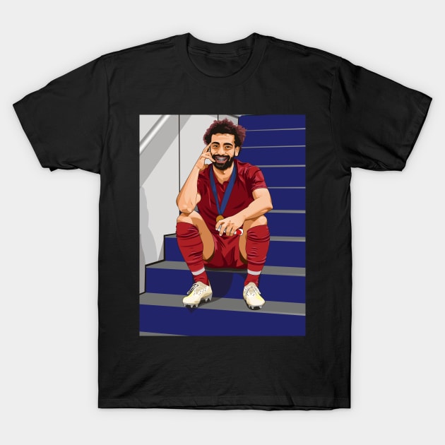 Mohamed Salah T-Shirt by Ades_194